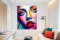Preview: Buntes abstraktes pop art gesicht kaufen original